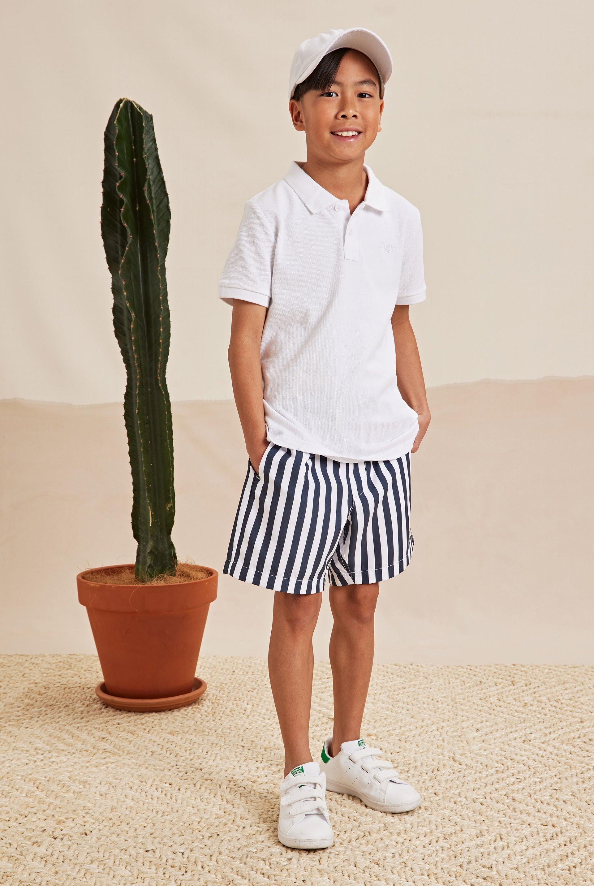 Boys sales stripe shorts