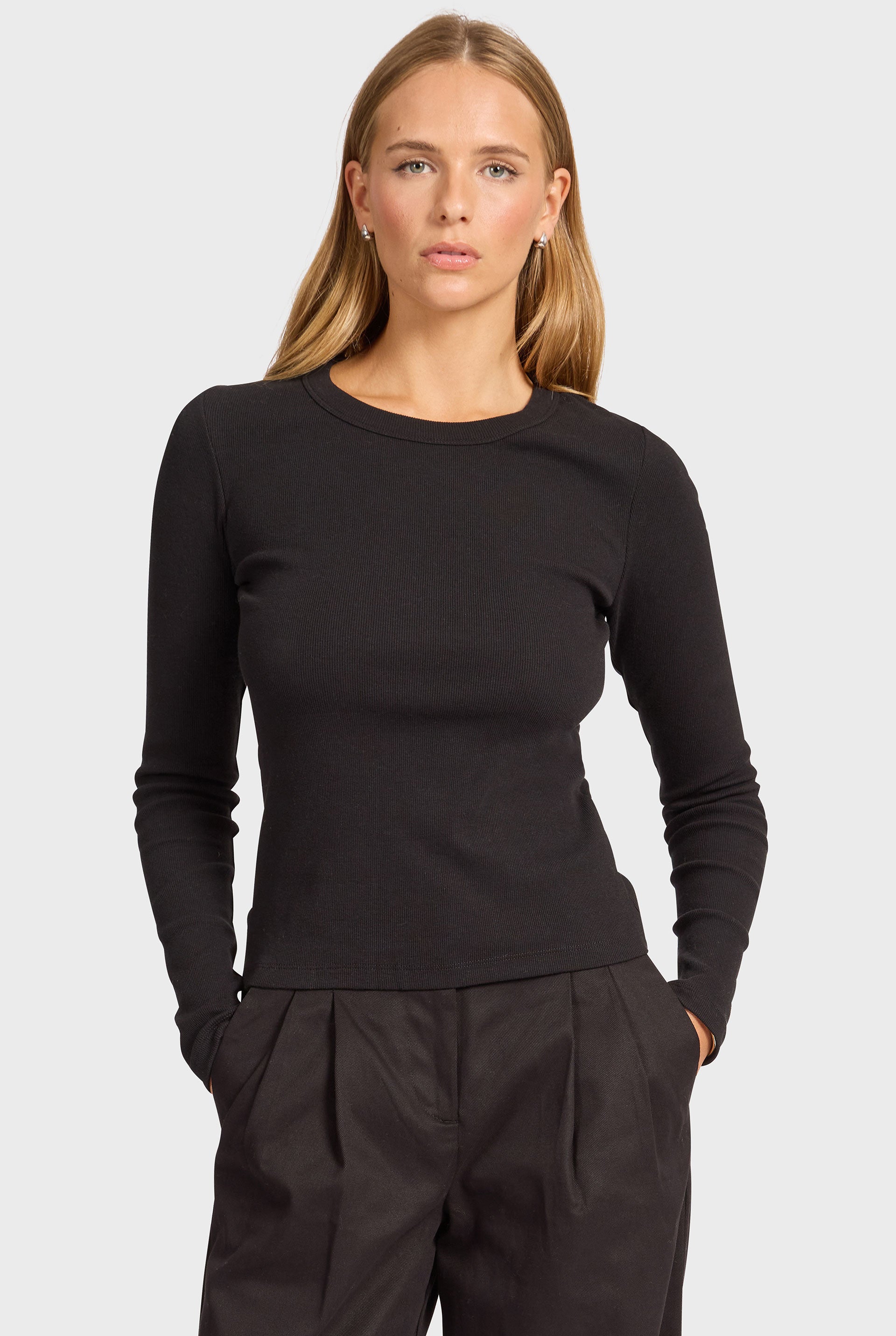【1993studio】25SS★ Basic Women Long Sleeve MENTOR 1/4 ZIP PULLOVER WOMEN'S