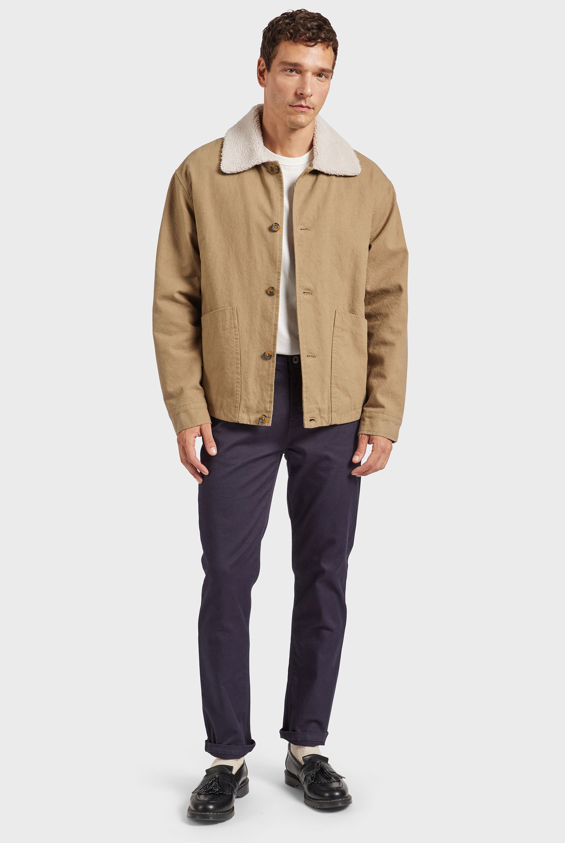 Jacket Khaki Jeans Business Casual Oklahoma Jacket – Academy