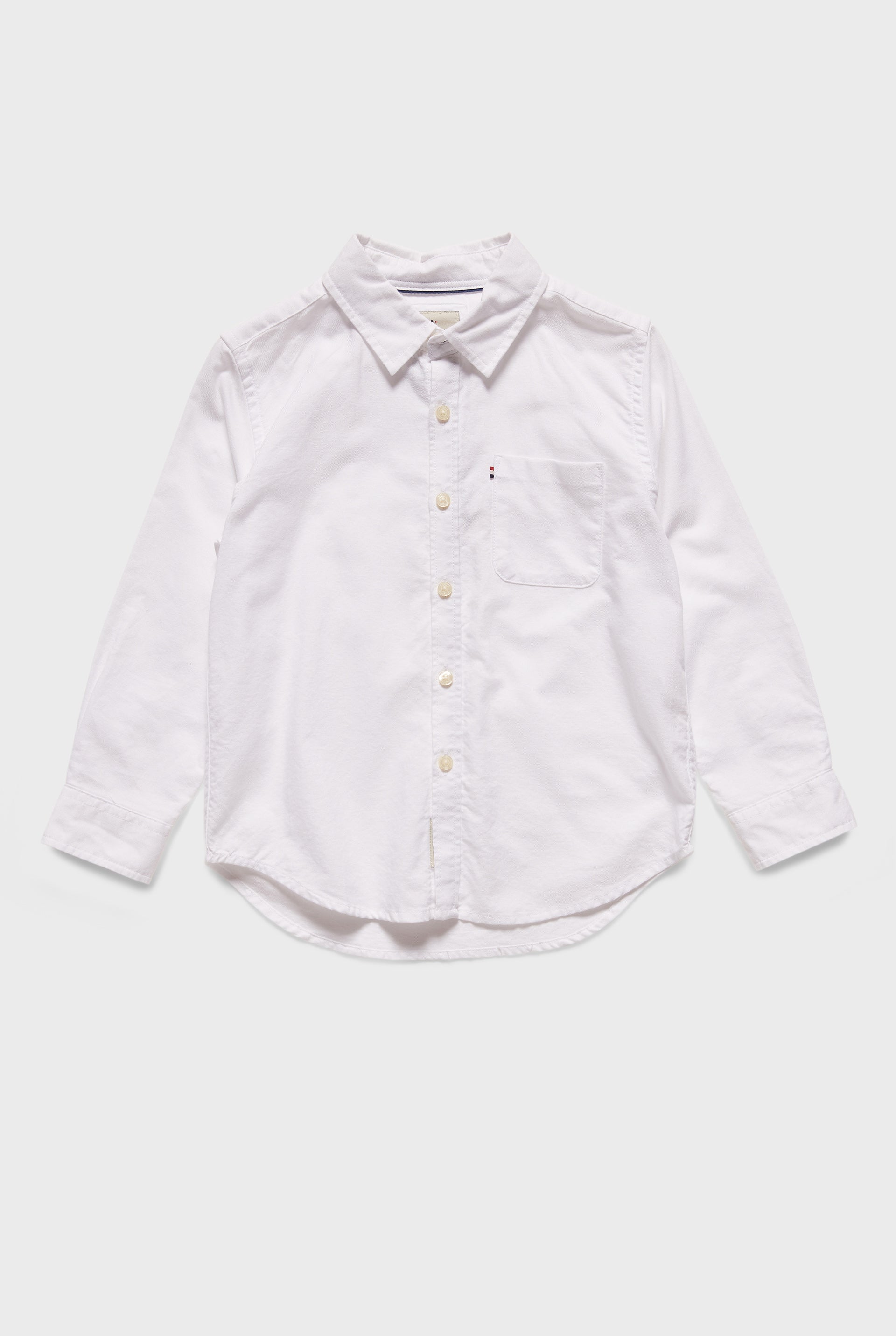 kids white button down