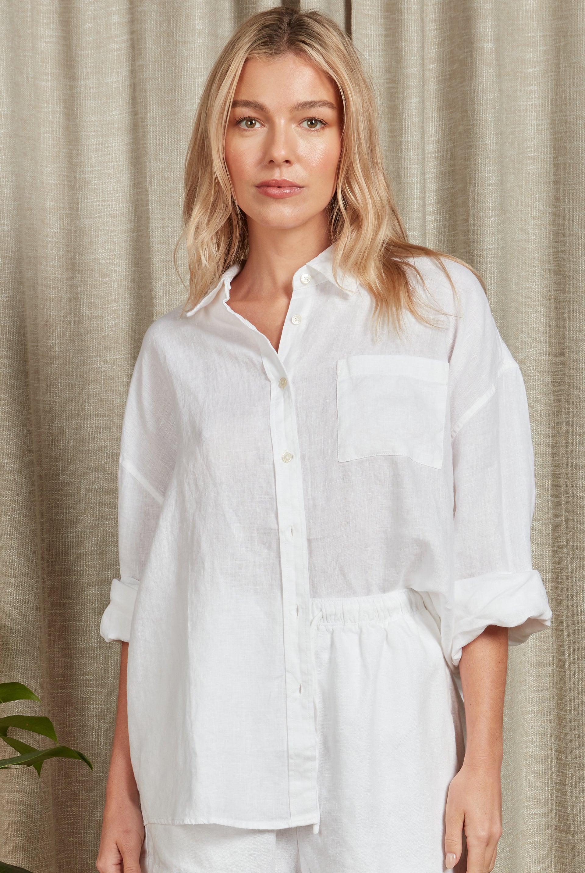 Womens Linen Shirt Lyric