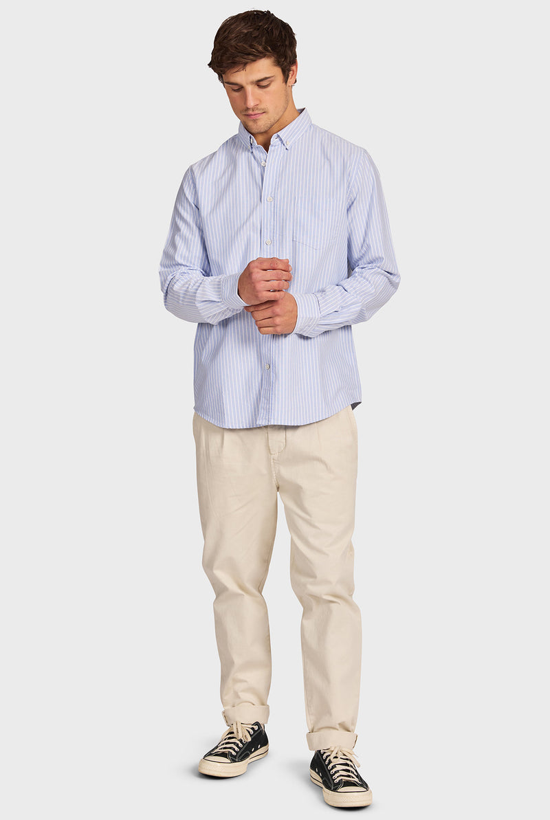 Dillon Stripe Oxford Shirt