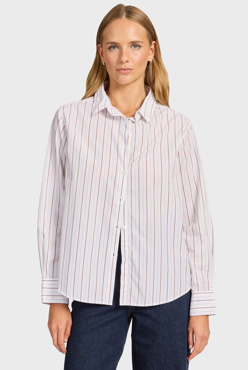 Alma Stripe Poplin Shirt