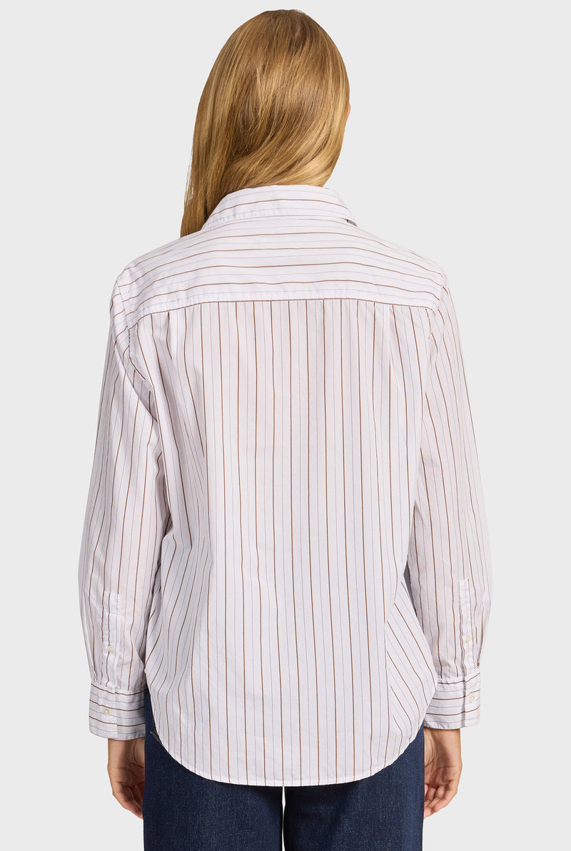 Alma Stripe Poplin Shirt