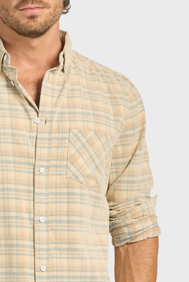Bolton Check Cord Shirt