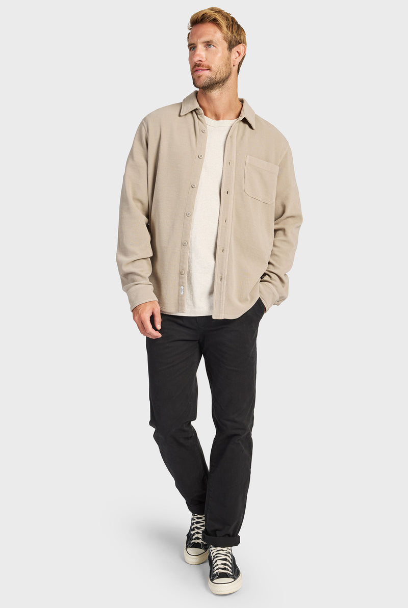 Carlos Cotton Waffle Shirt