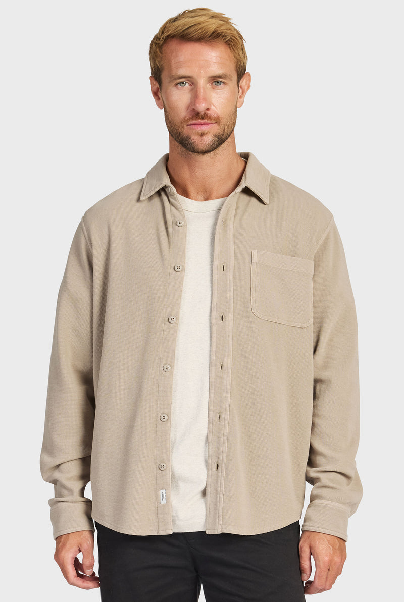 Carlos Cotton Waffle Shirt