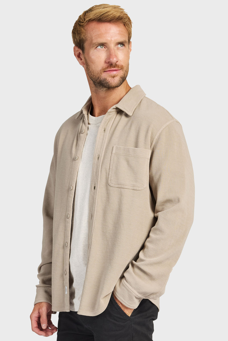 Carlos Cotton Waffle Shirt