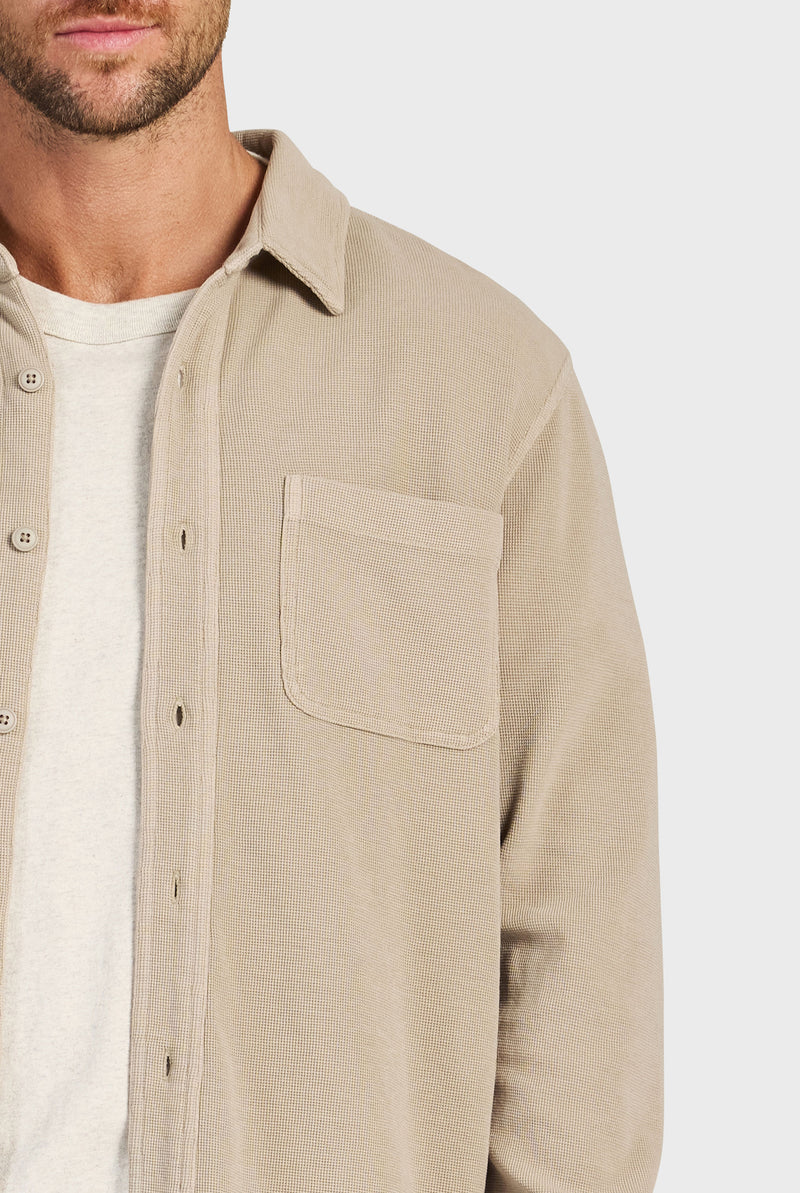 Carlos Cotton Waffle Shirt