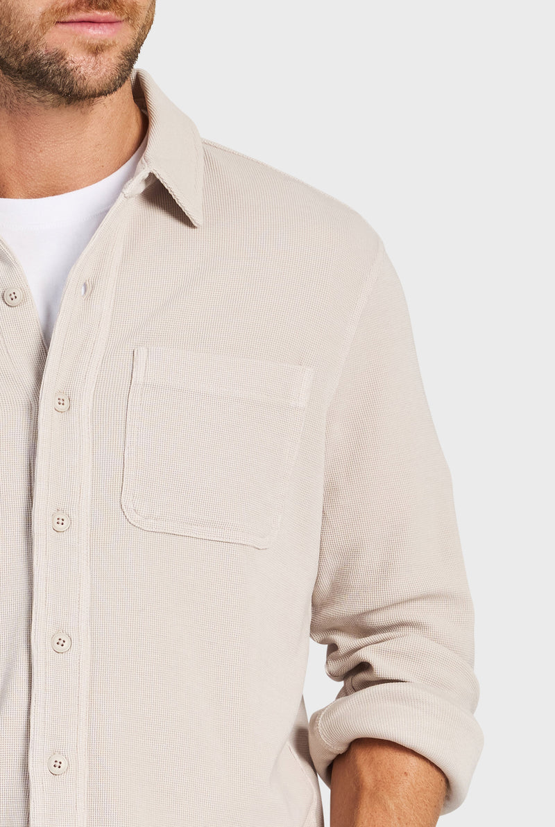 Carlos Cotton Waffle Shirt