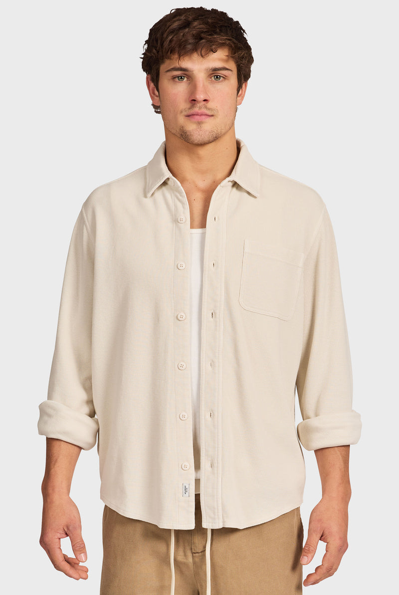 Carlos Cotton Waffle Shirt
