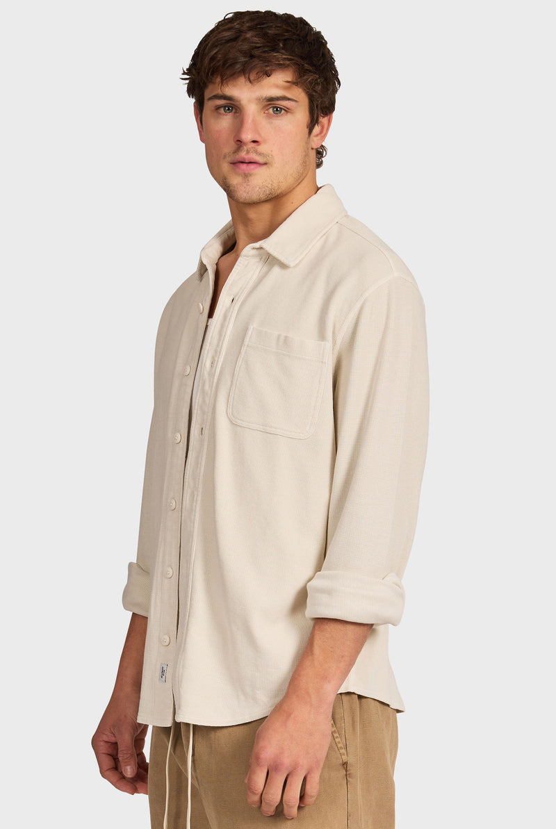 Carlos Cotton Waffle Shirt