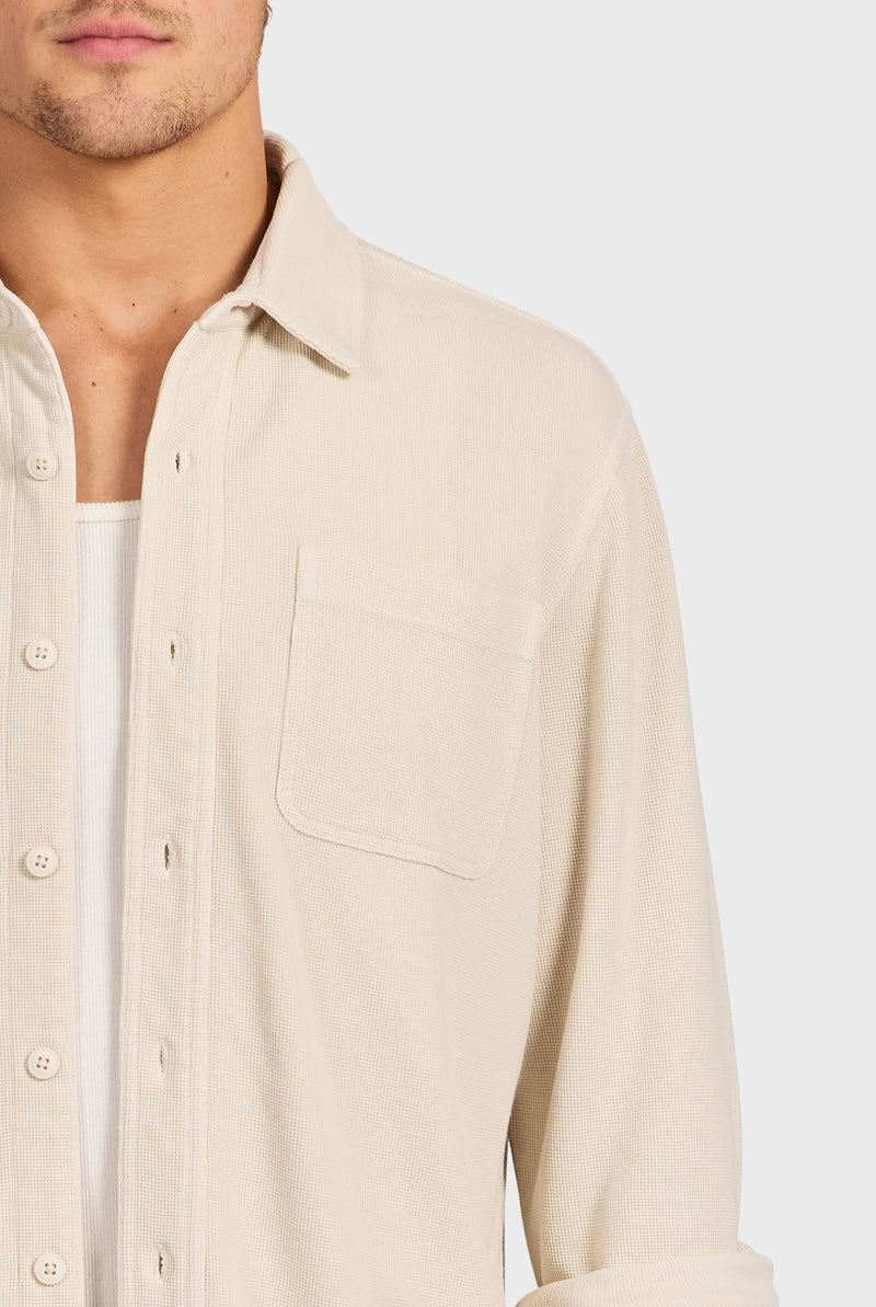 Carlos Cotton Waffle Shirt