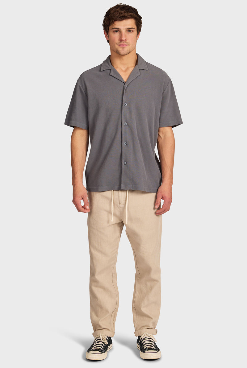 Carlos Cotton Waffle SS Shirt