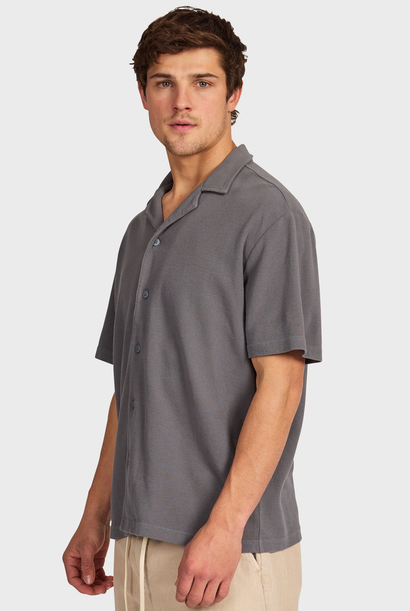 Carlos Cotton Waffle SS Shirt