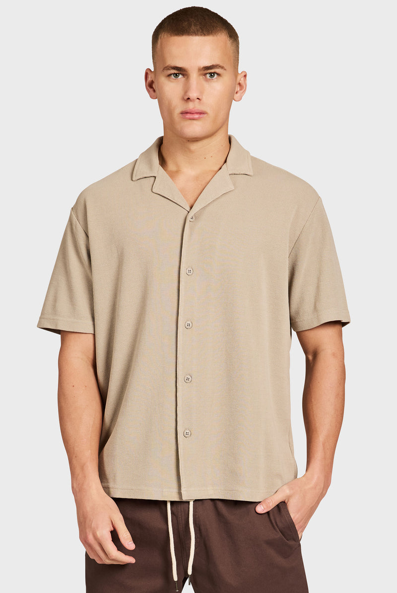 Carlos Cotton Waffle SS Shirt