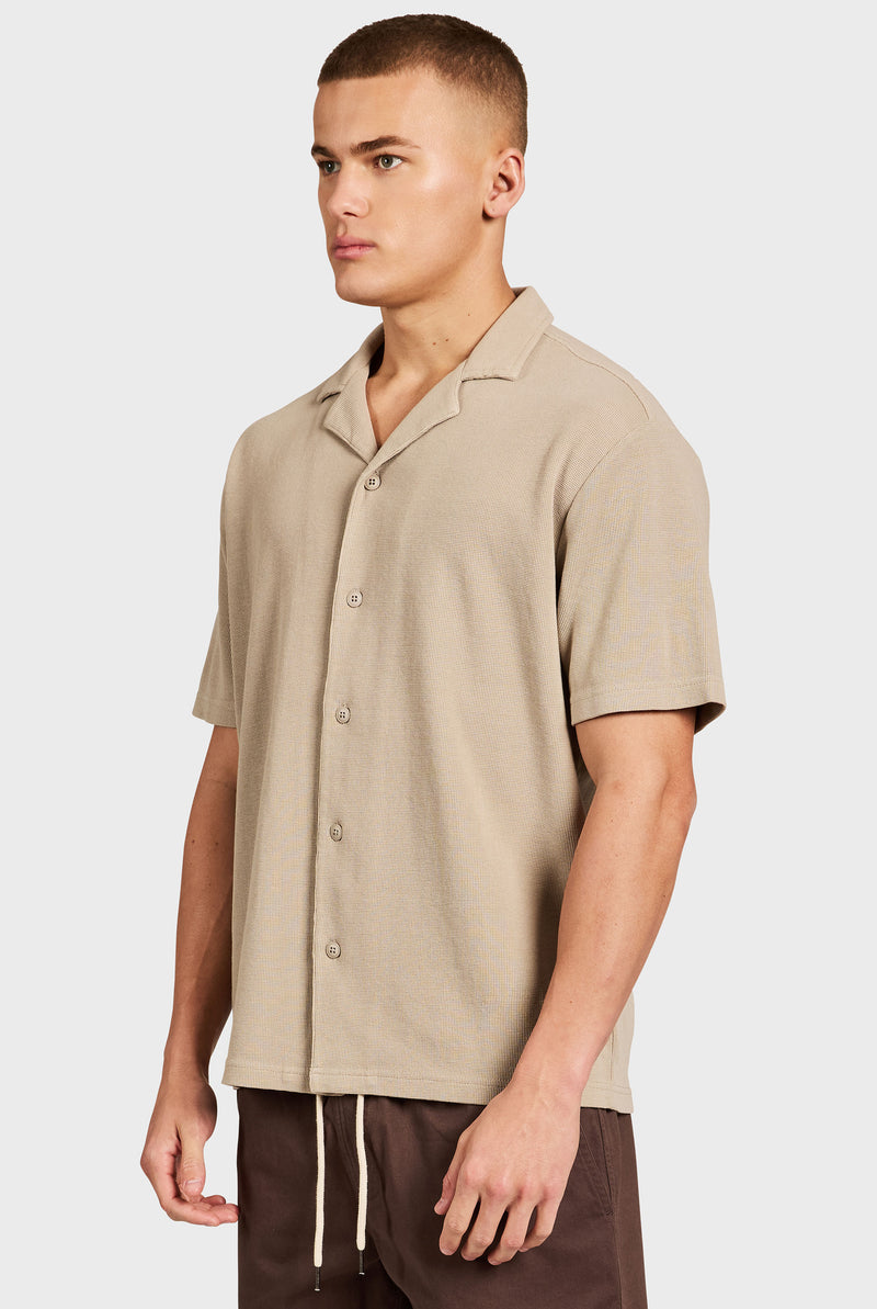 Carlos Cotton Waffle SS Shirt