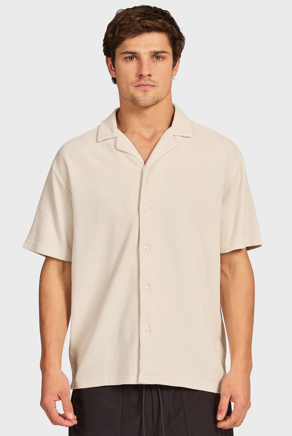 Carlos Cotton Waffle SS Shirt