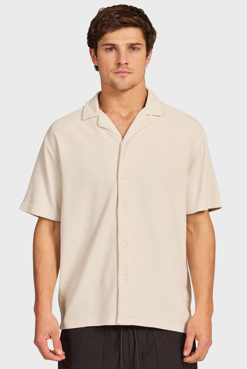 Carlos Cotton Waffle SS Shirt