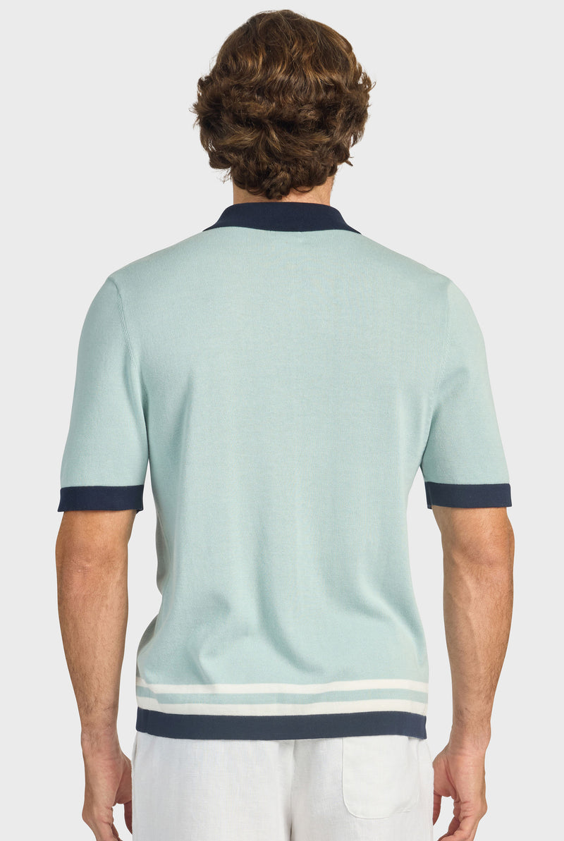 Charlie Stripe Knit SS Shirt