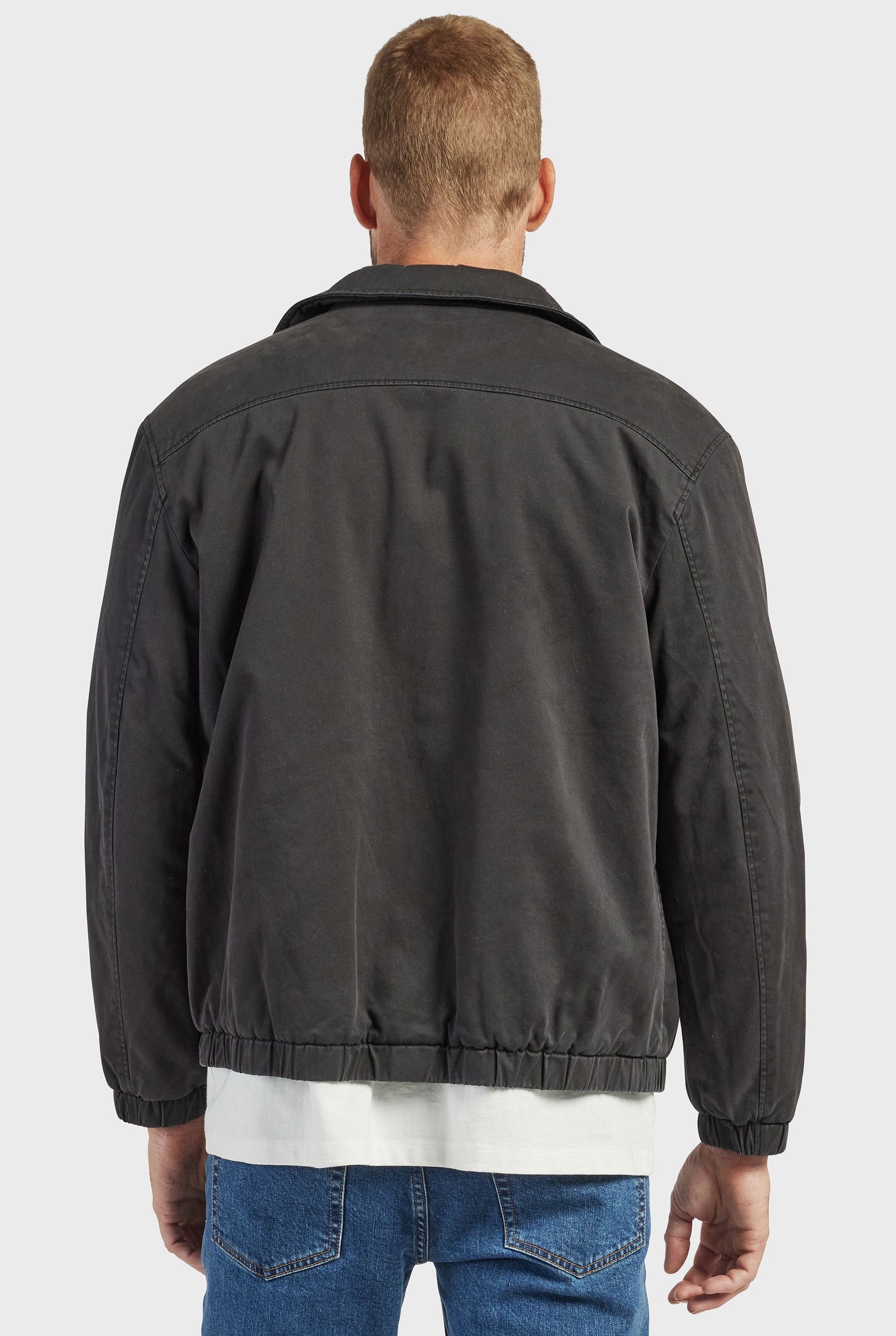 Coach Jacket in Washed black Academy Brand