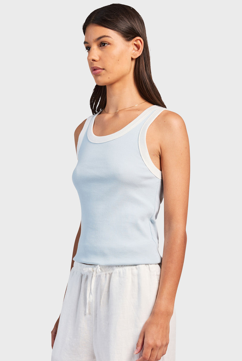 Contrast Rib Tank