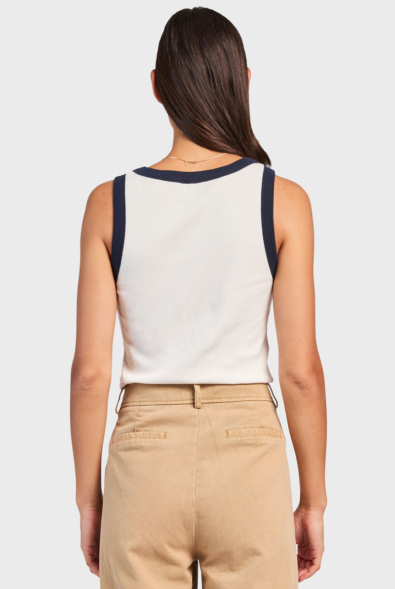 Contrast Rib Tank