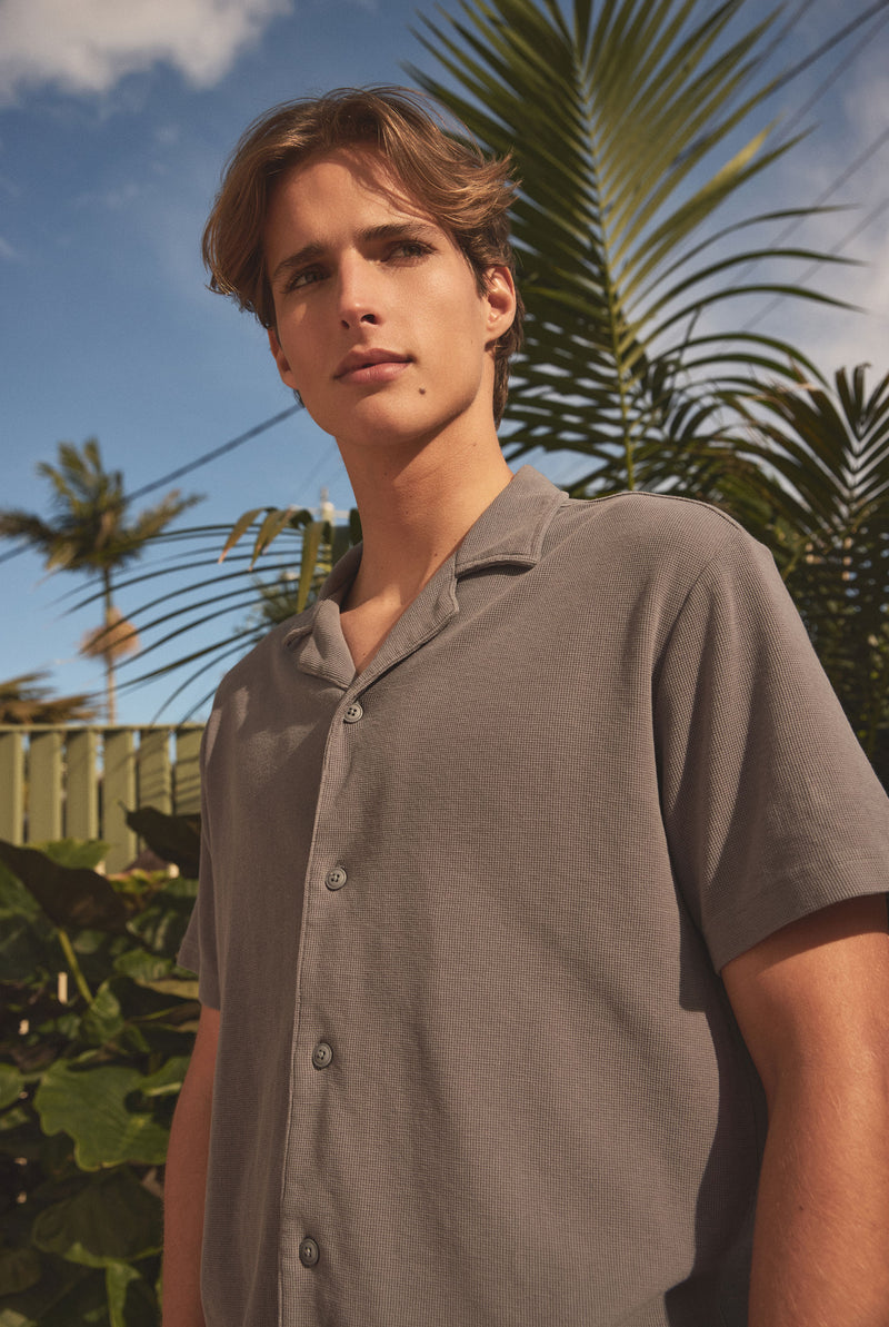 Carlos Cotton Waffle SS Shirt
