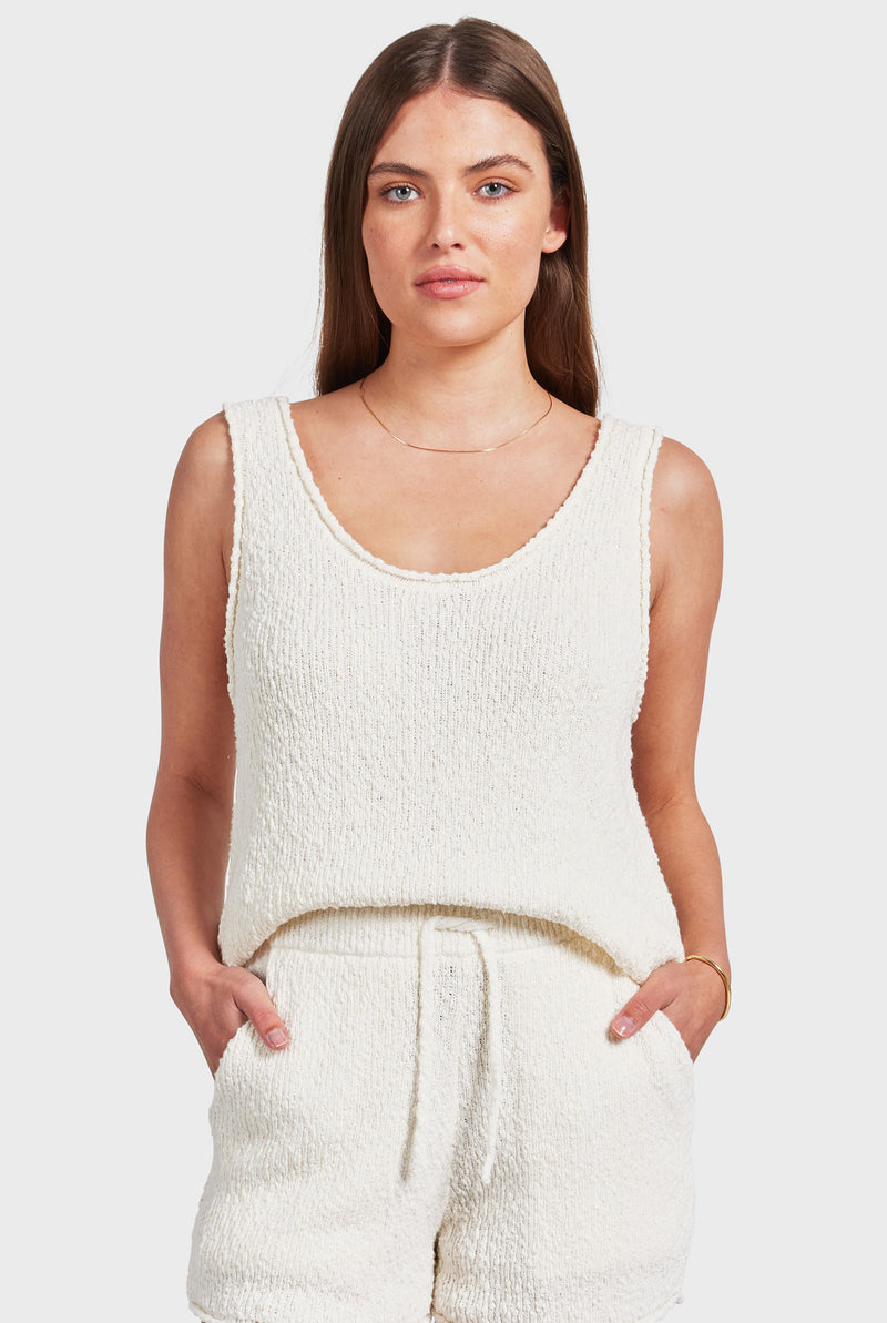Daisy Boucle Knit Top