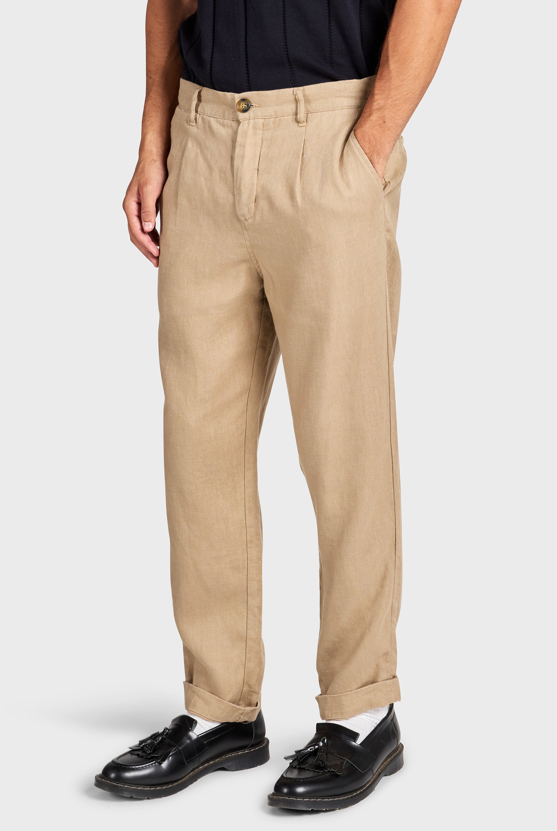 Dean Linen Chino — Men's Chinos | Academy Brand