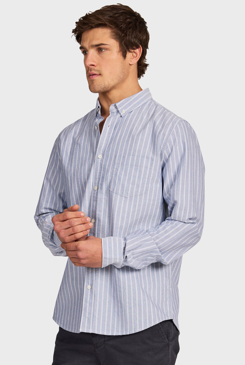 Dillon Stripe Oxford Shirt