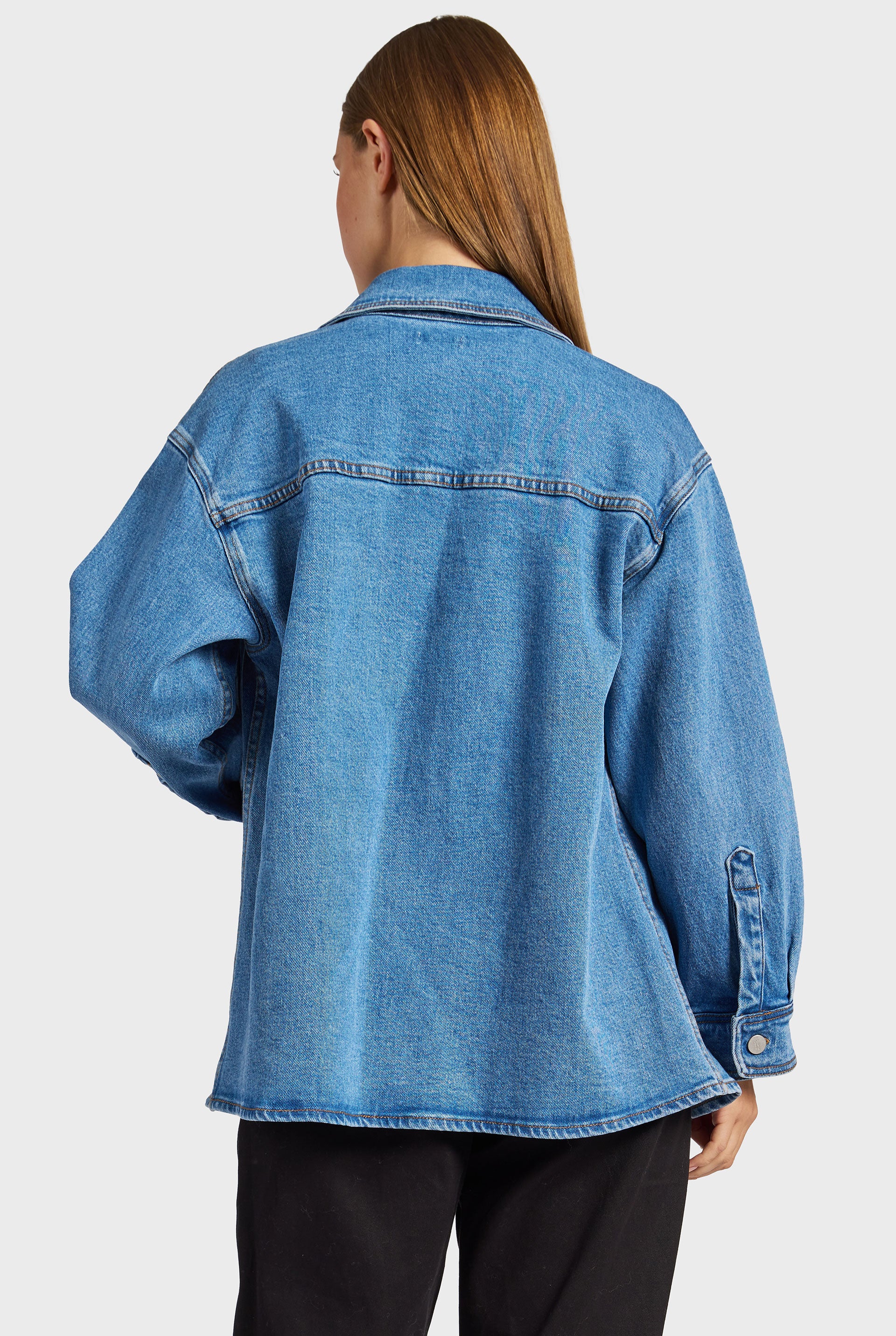 Dolores Denim Overshirt — Denim Overshirt | Academy Brand