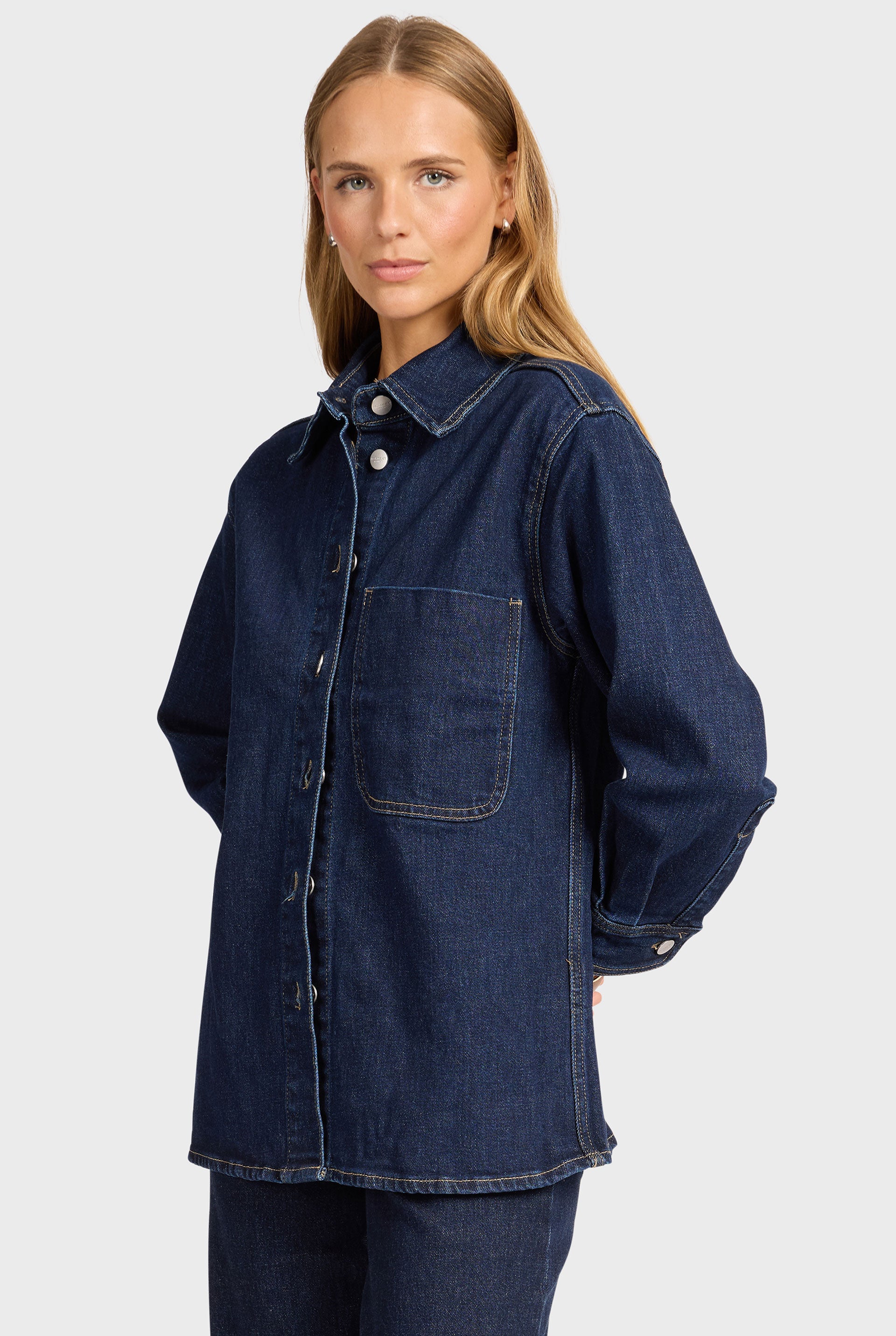 Dolores Denim Overshirt – Academy Brand
