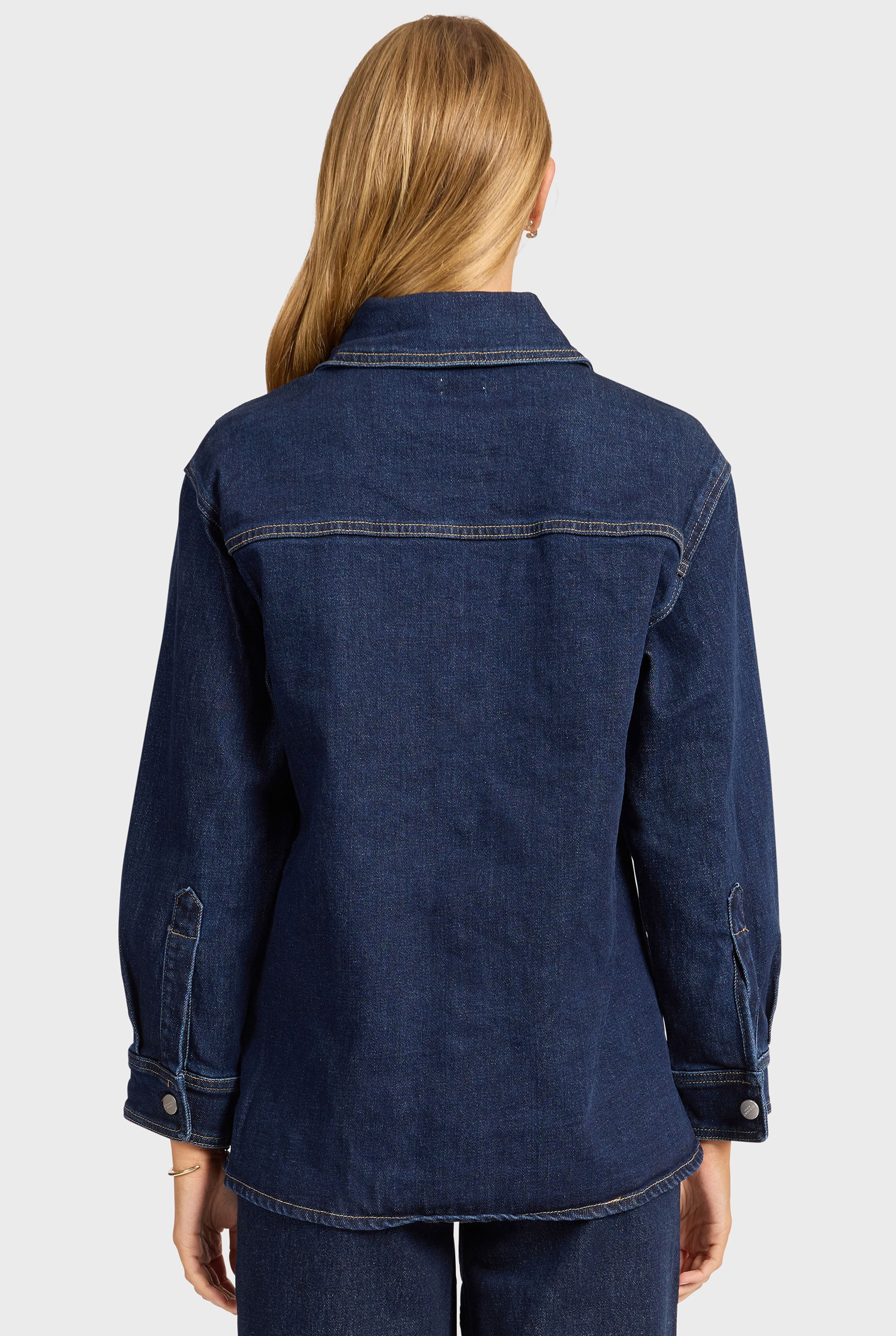 Dolores Denim Overshirt — Denim Overshirt | Academy Brand