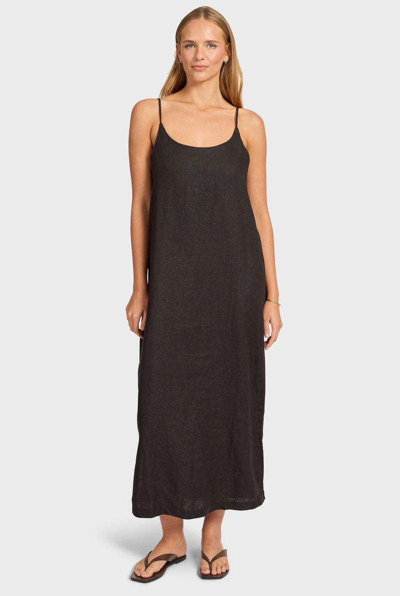 Essential Linen Slip Dress