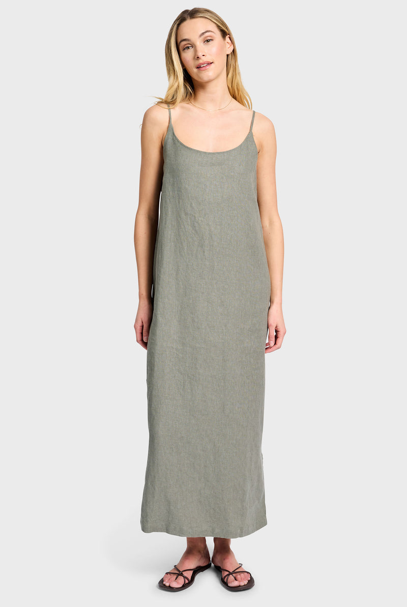 Essential Linen Slip Dress