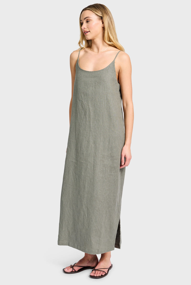 Essential Linen Slip Dress