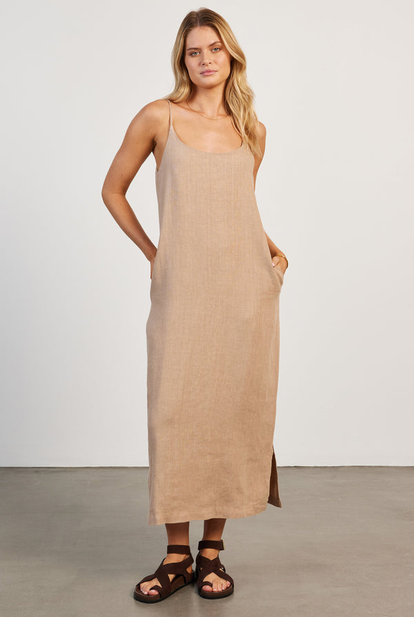 Essential Linen Slip Dress