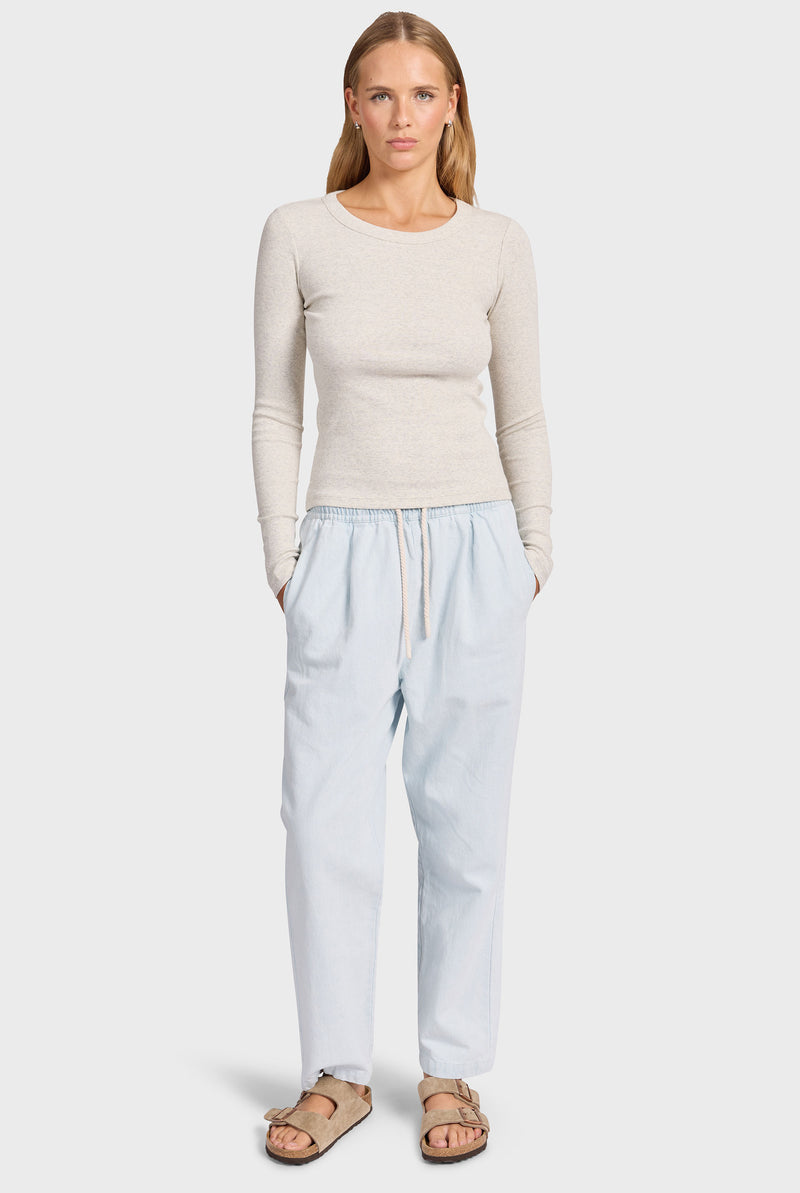 Essential Rib Long Sleeve