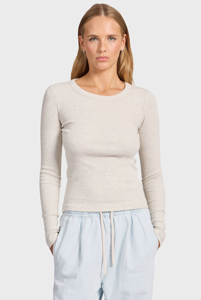Essential Rib Long Sleeve
