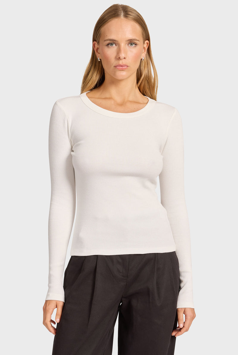 Essential Rib Long Sleeve