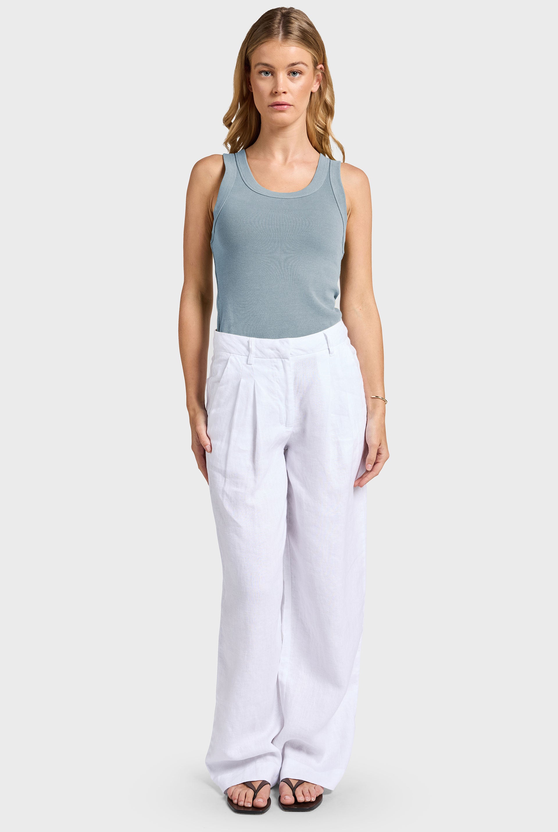 Essential Rib Tank — Stretch Rib Tank | Academy Brand