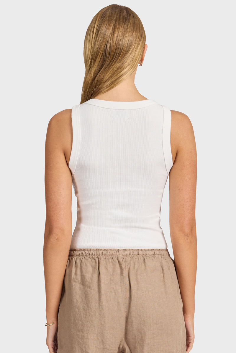 Essential Rib Tank — Stretch Rib Tank | Academy Brand