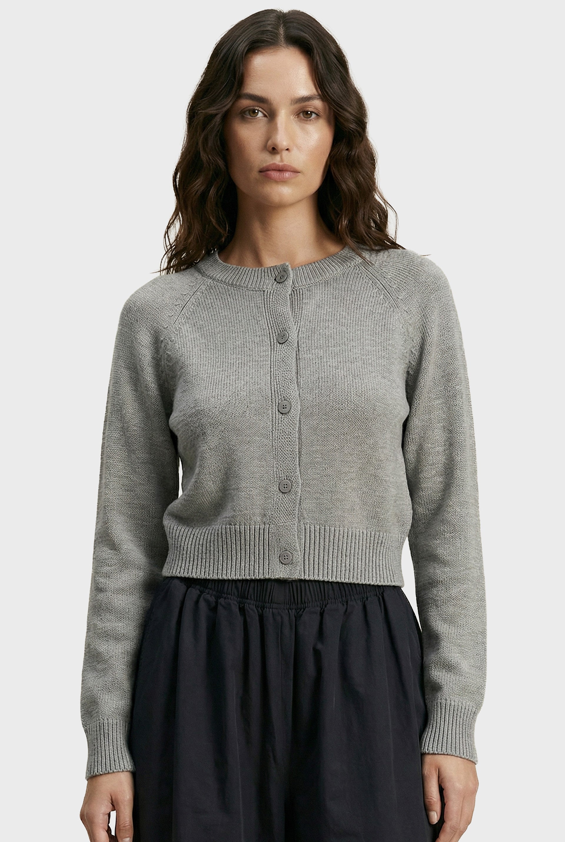 FLORACREWKNITCARDIGAN-SILVER-B