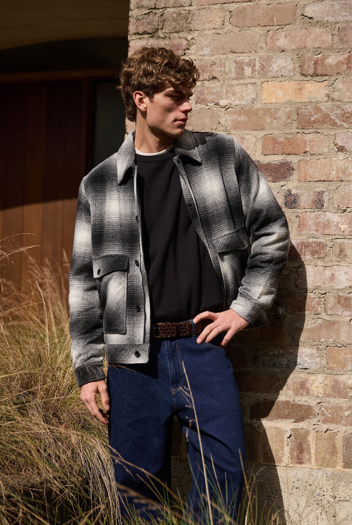 N.HOOLYWOOD for AMERI CHECK SHIRT JACKET 【公式通販】 N.HOOLYWOOD 