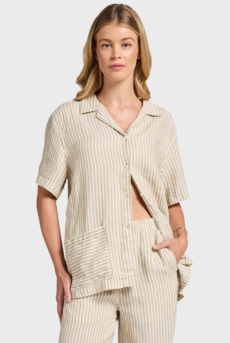 Gladys SS Linen Shirt