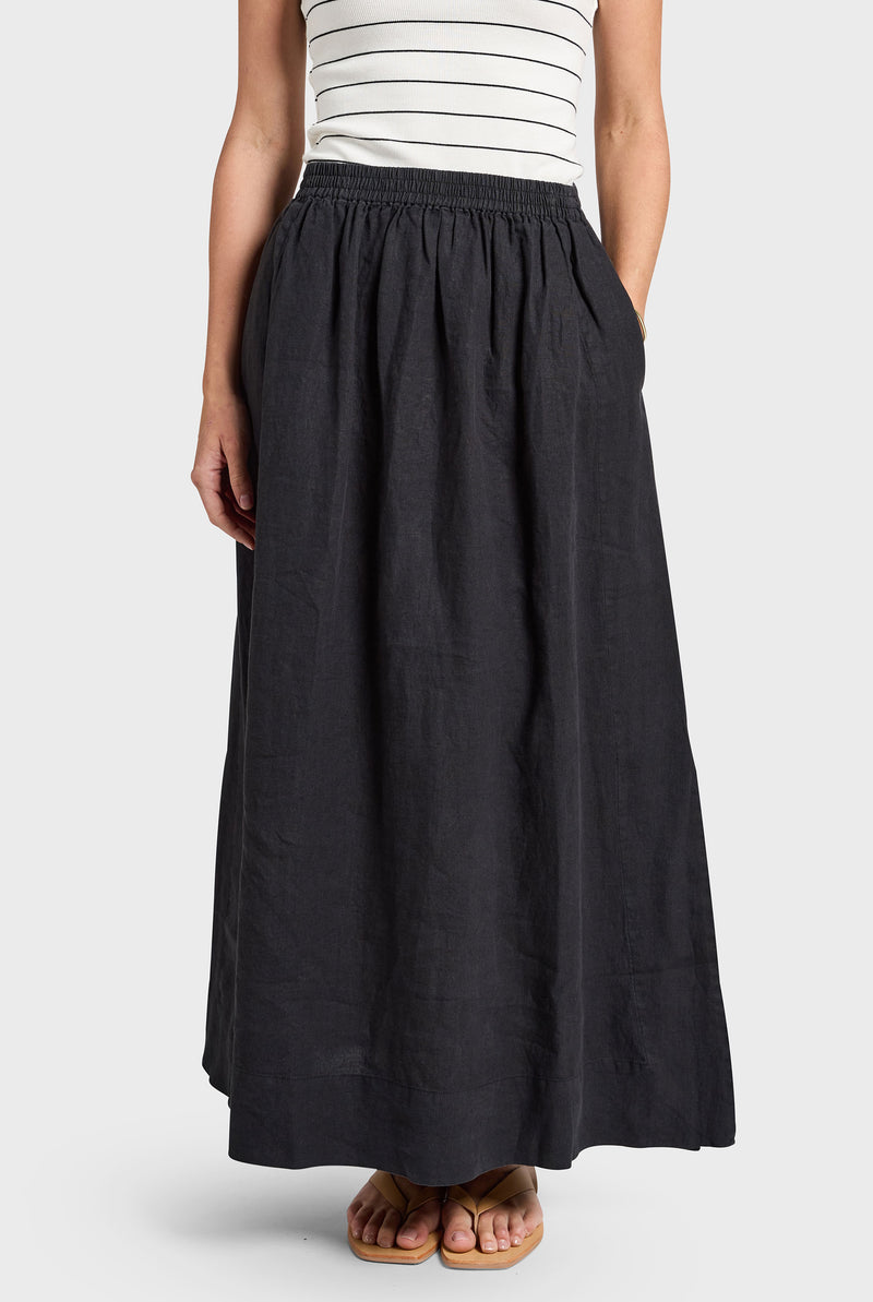 Gladys Linen Skirt