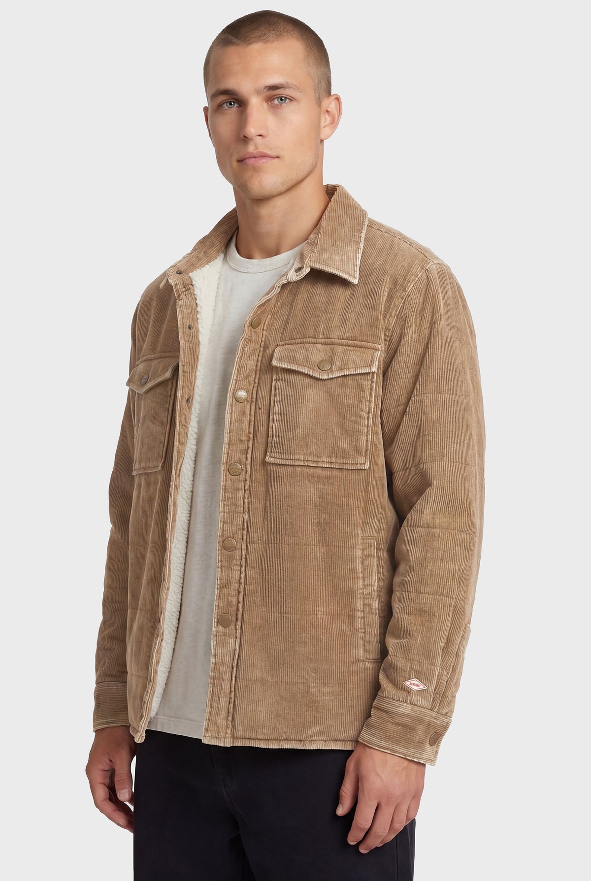 Goodwin Cord Jacket in Taupe - Men