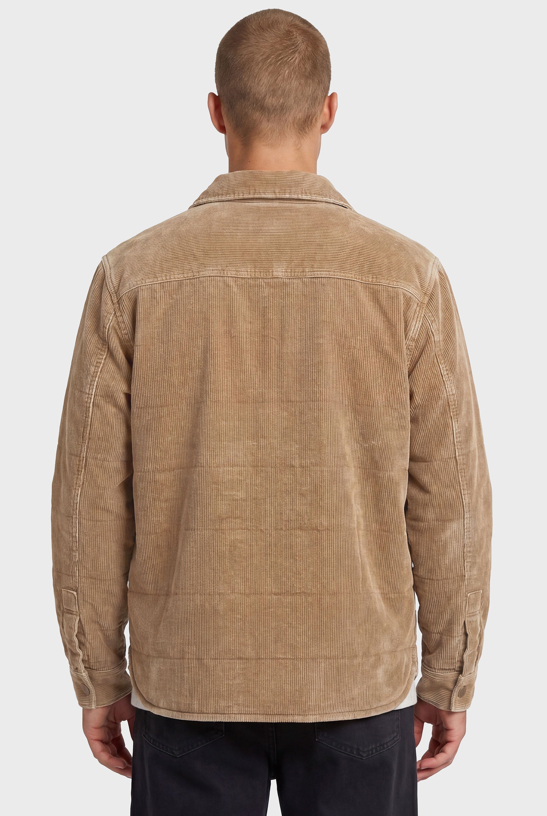 Goodwin Cord Jacket in Taupe - Men's Outerwear | Academy Brand