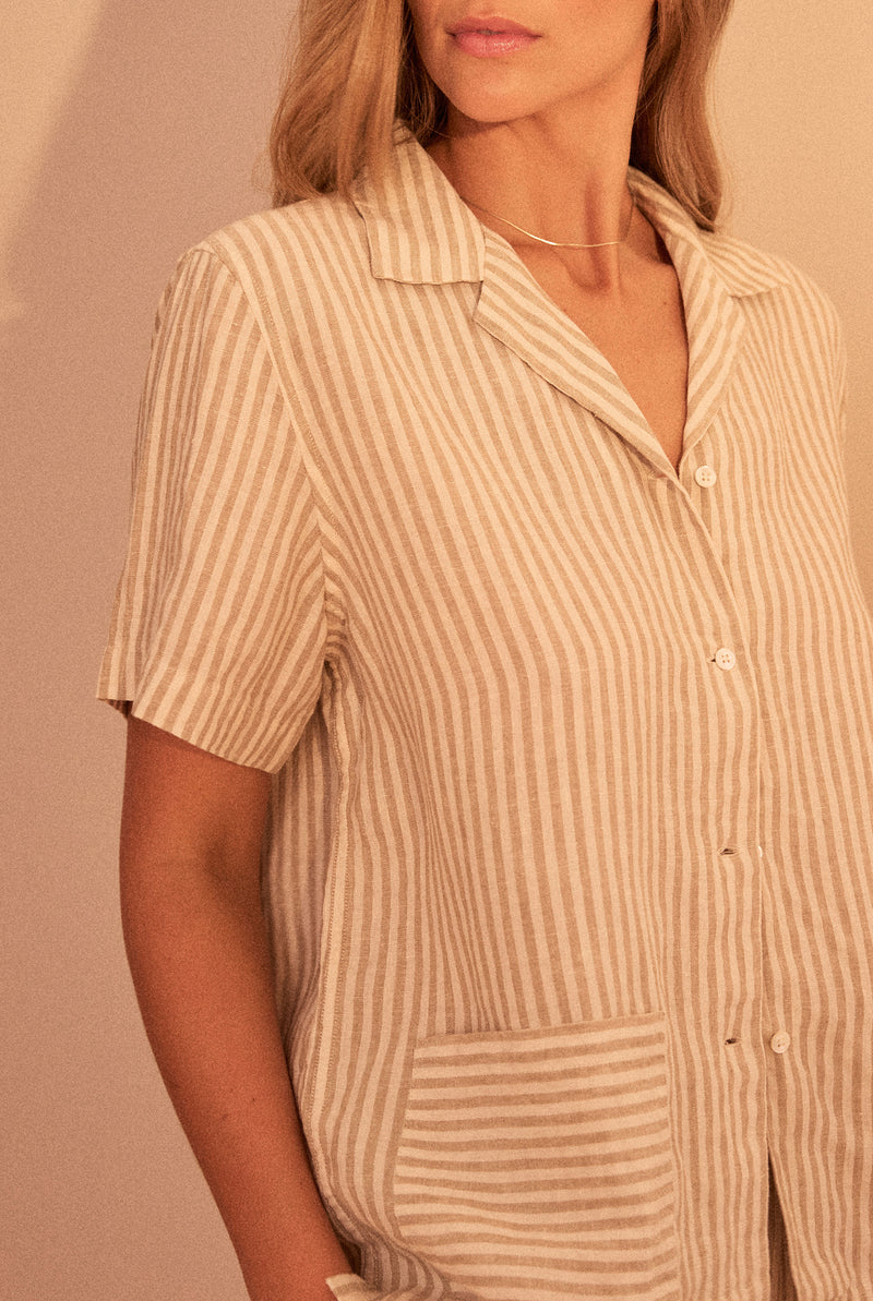 Gladys SS Linen Shirt